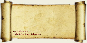 Jovan Adamac vizit kartica